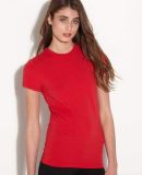 800 Bella Ladies’ 6.5 oz. Cotton/Spandex Short-Sleeve Crew Neck